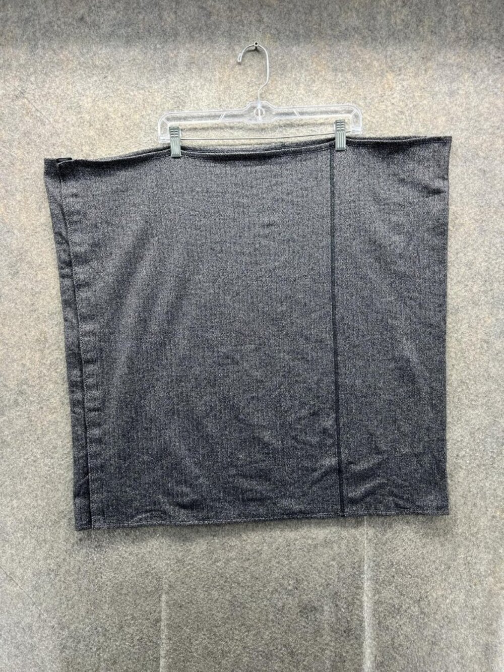 Lululemon Vinyasa Scarf Womens OS Gray Herringbone Knit Cotton Blend Infinity